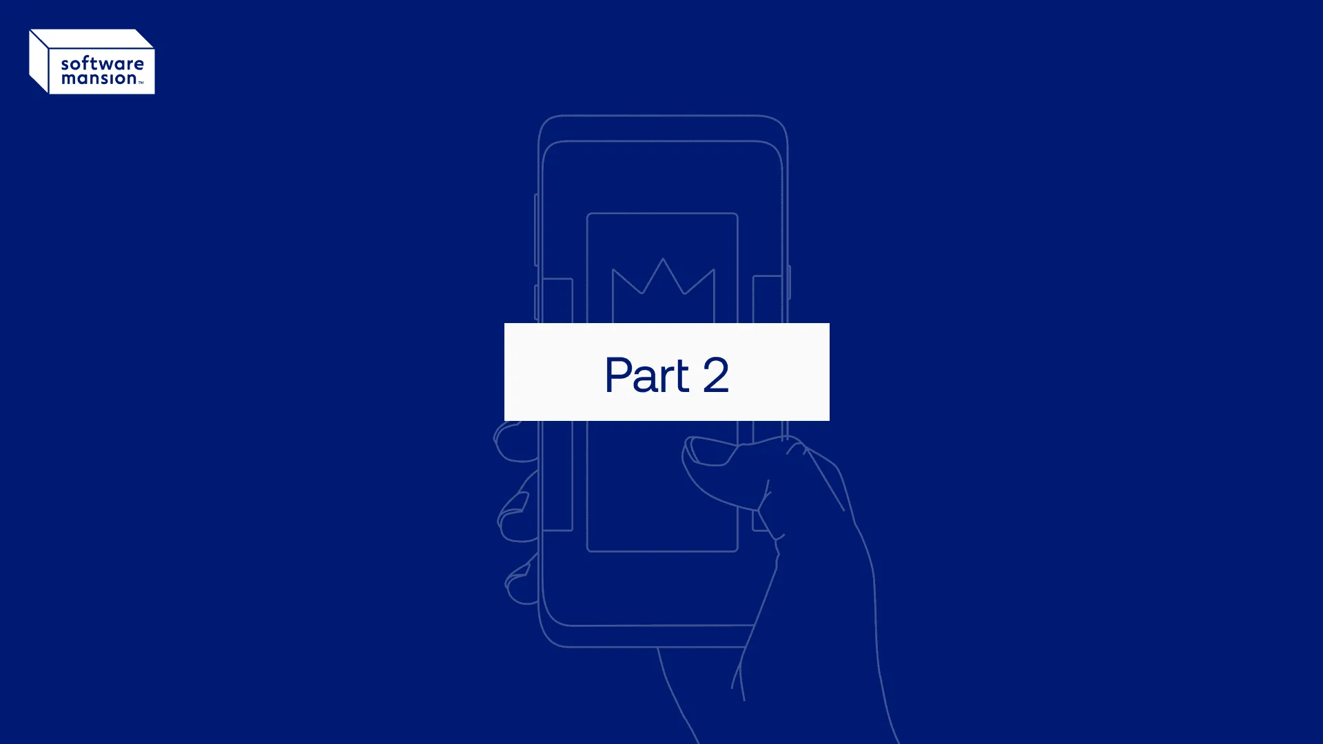 Reigns series Part 2 graphic with a hand holding a phone