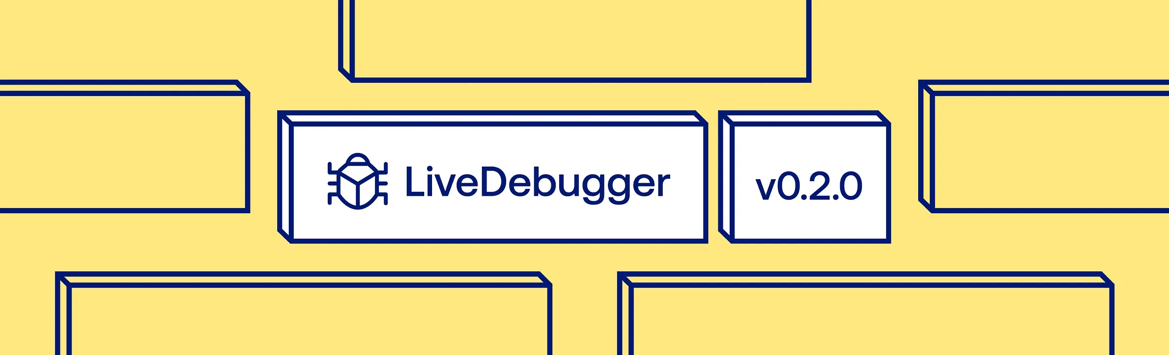 LiveDebugger v0.2.0 title graphic with a bug icon